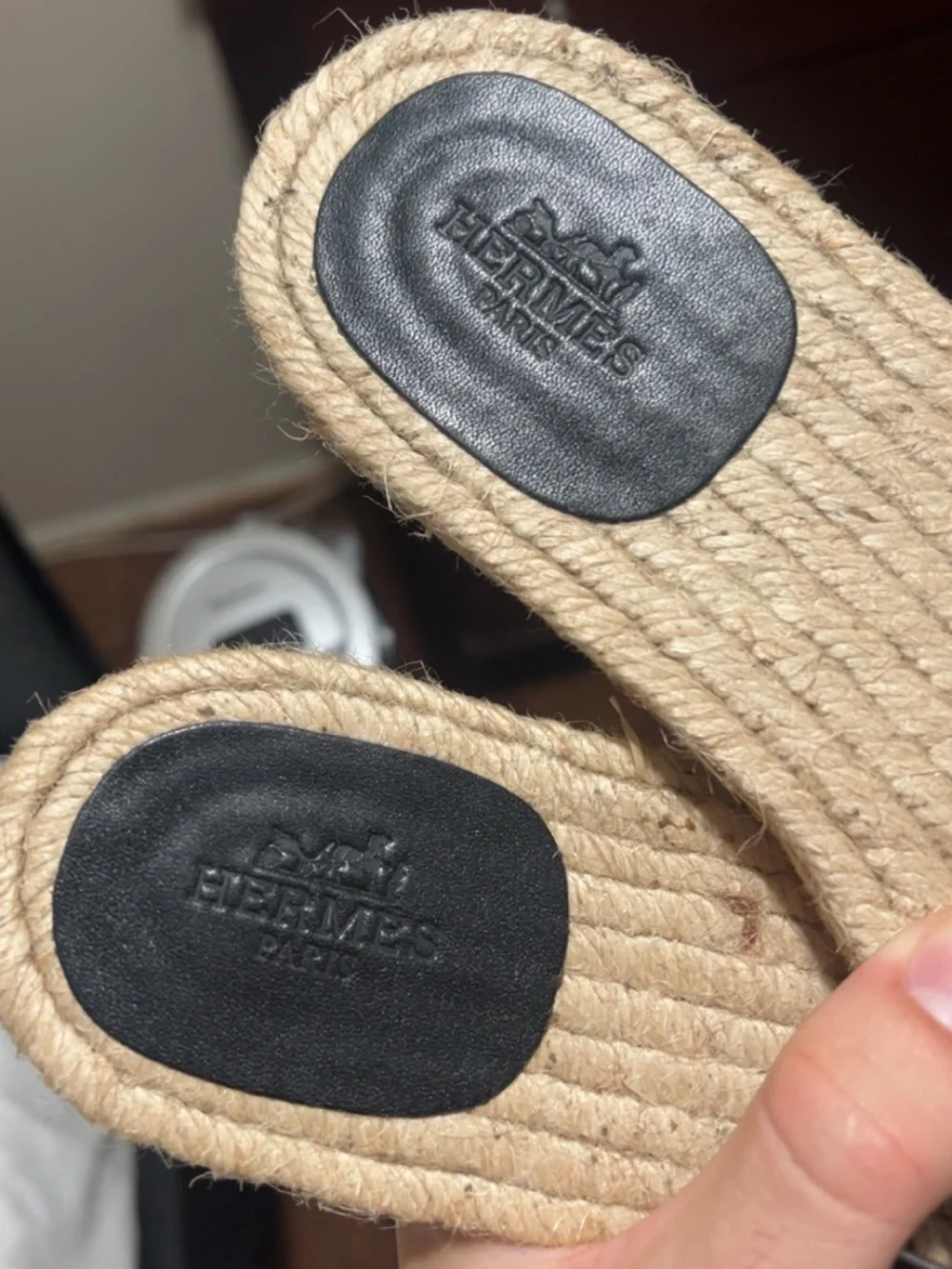 Hermes famosa espadrille sandal